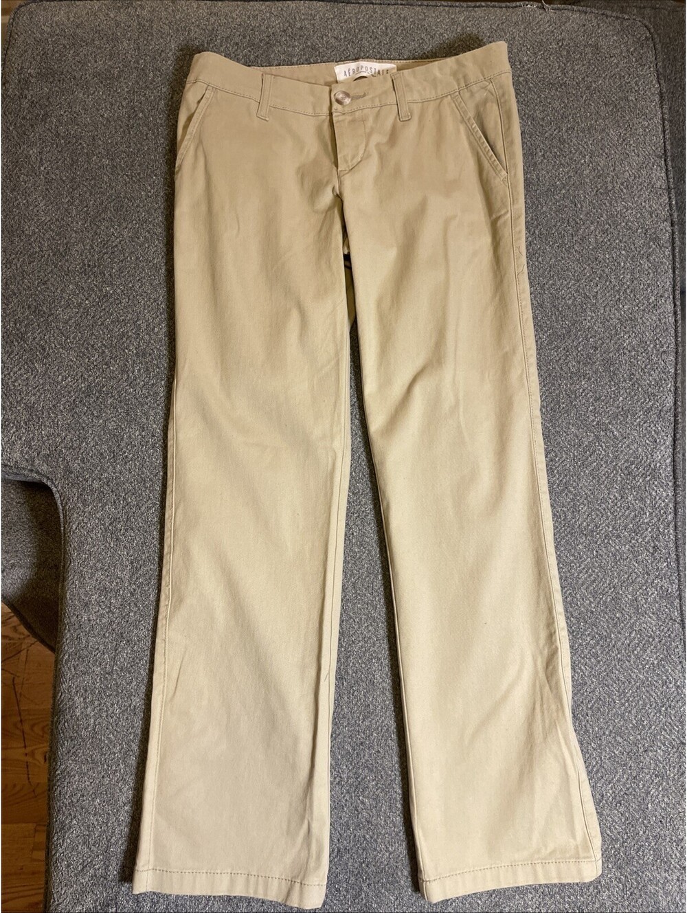 Aeropostale Womens Pants Curvy Classic Twill Pant 2 Short/Court W30 L36.5